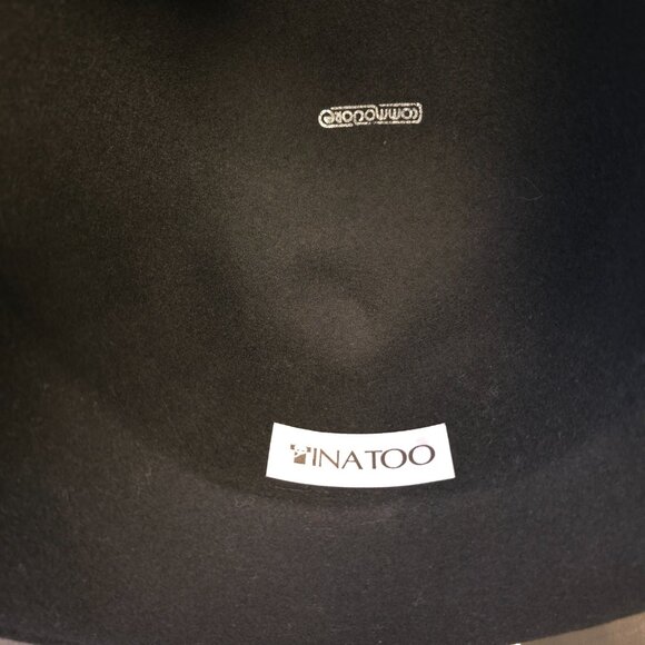 Vintage Bollman Company Tina Too Commodore Black Wool Hat - Picture 8 of 8